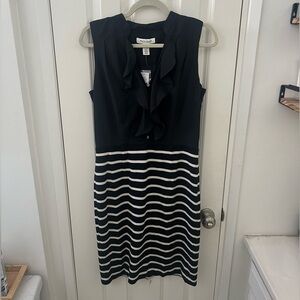 NWT WHITE HOUSE BLACK MARKET sleeveless midi dress, Size 8